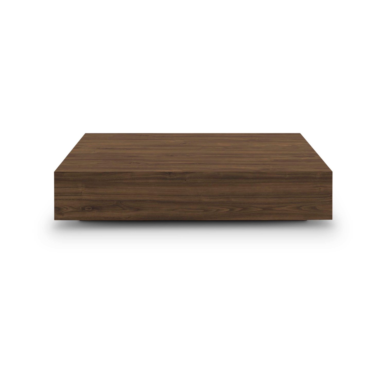 New Works Stolik kawowy Mass Wide walnut | Skandynawski Design | Stoliki kawowe | Brązowy