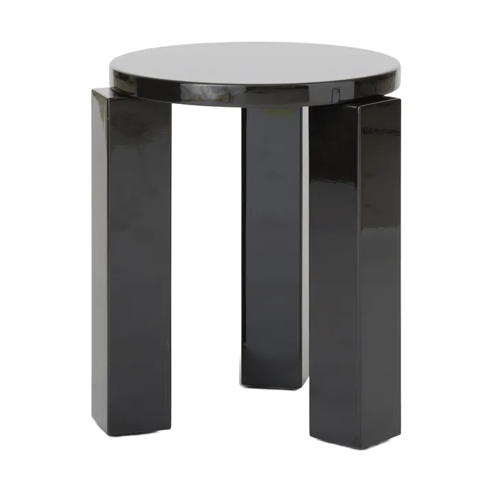 Taboret okrągły Atlas - Espresso, Ø36x44 cm - New Works