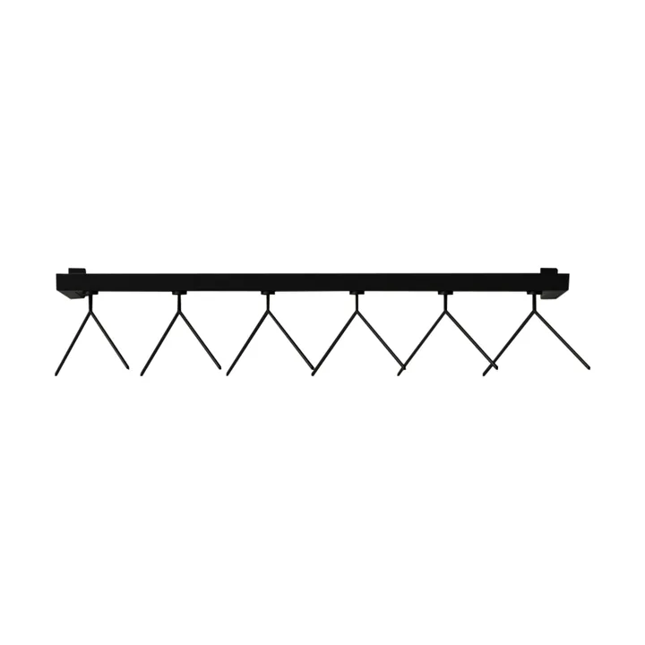 Nichba HangSys wieszak na ubrania - Czarny, 100 cm - Nichba