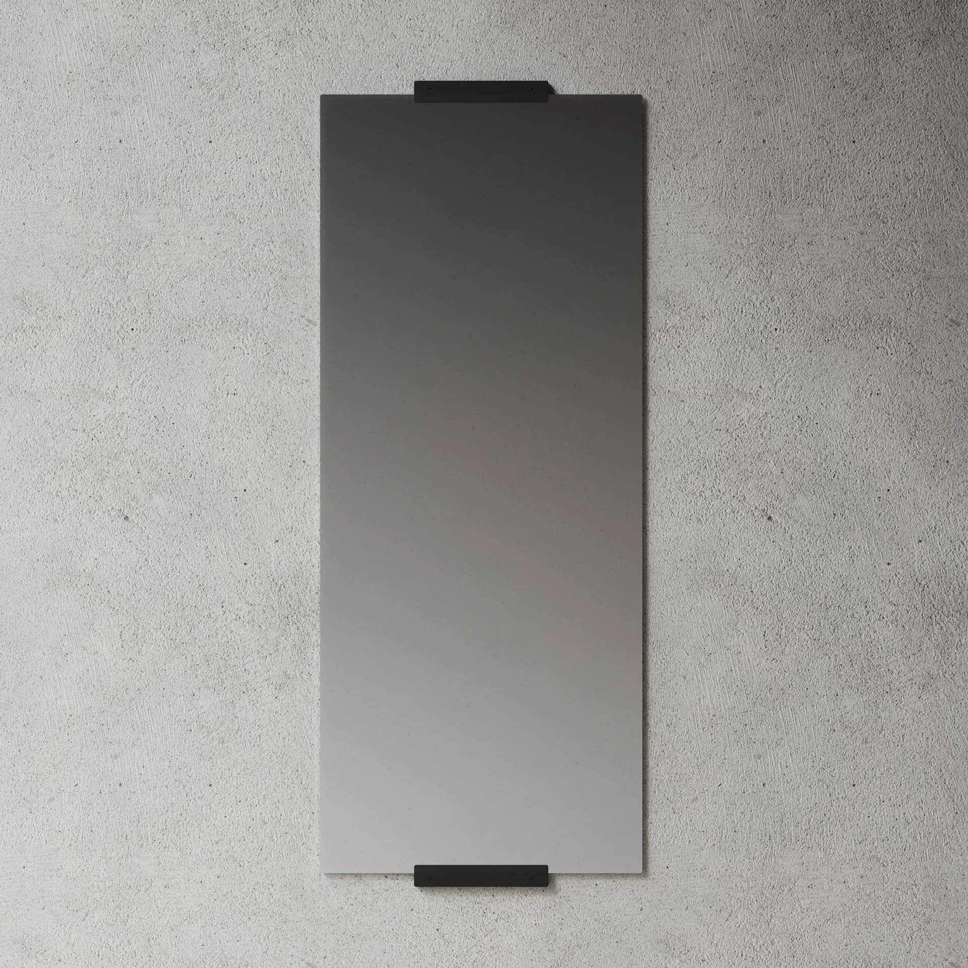 Nichba lustro ścienne, Czarny, 145x60 cm Nichba