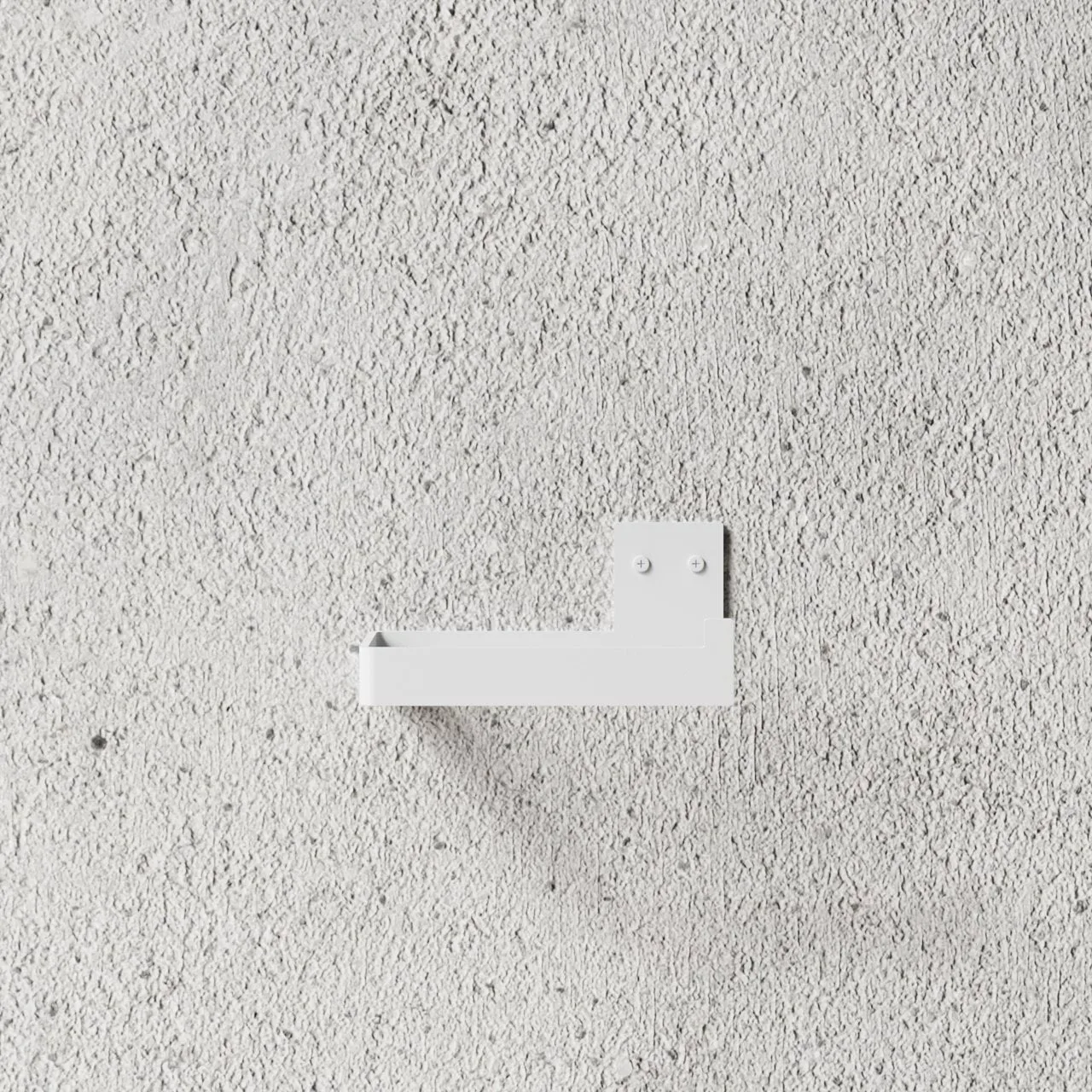 Nichba uchwyt na papier toaletowy, Biały Nichba