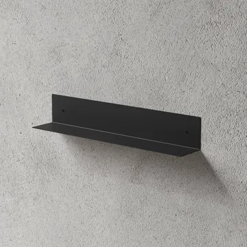 Półka łazienkowa Nichba - Czarny, 60 cm - Nichba