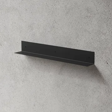 Półka łazienkowa Nichba - Czarny, 80 cm - Nichba