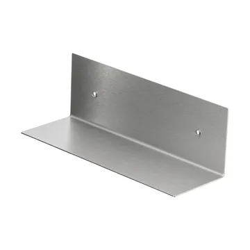 Półka łazienkowa Nichba - Szczotkowana stal nierdzewna, 30 cm - Nichba
