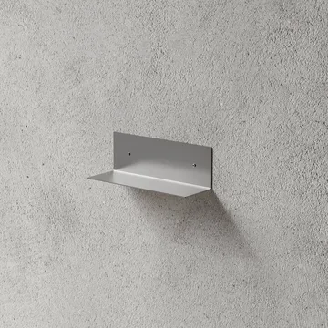 Półka łazienkowa Nichba - Szczotkowana stal nierdzewna, 30 cm - Nichba