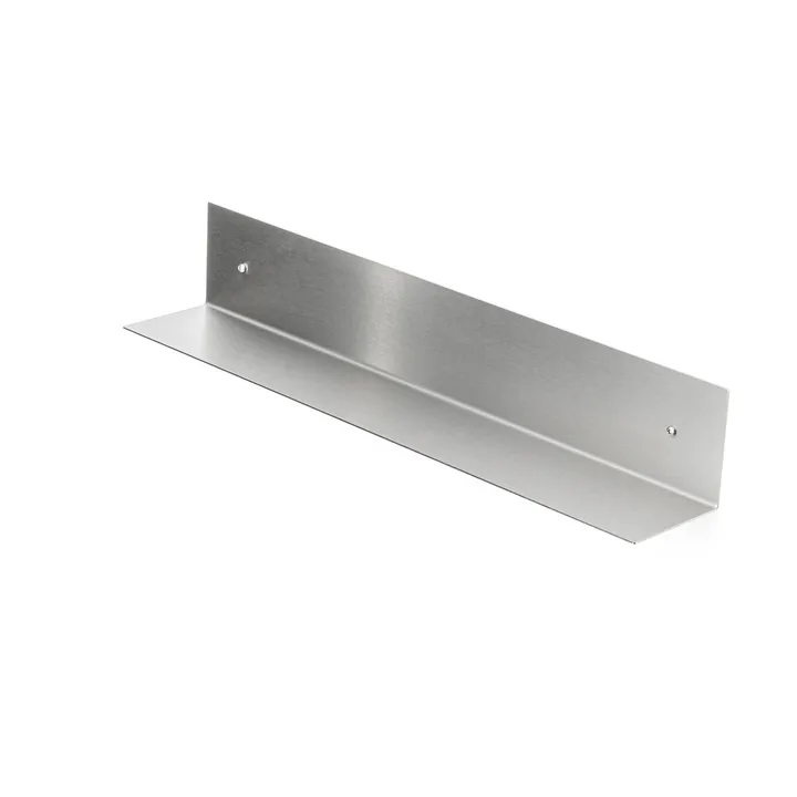 Półka łazienkowa Nichba - Szczotkowana stal nierdzewna, 60 cm - Nichba
