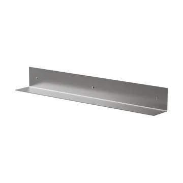 Półka łazienkowa Nichba - Szczotkowana stal nierdzewna, 80 cm - Nichba