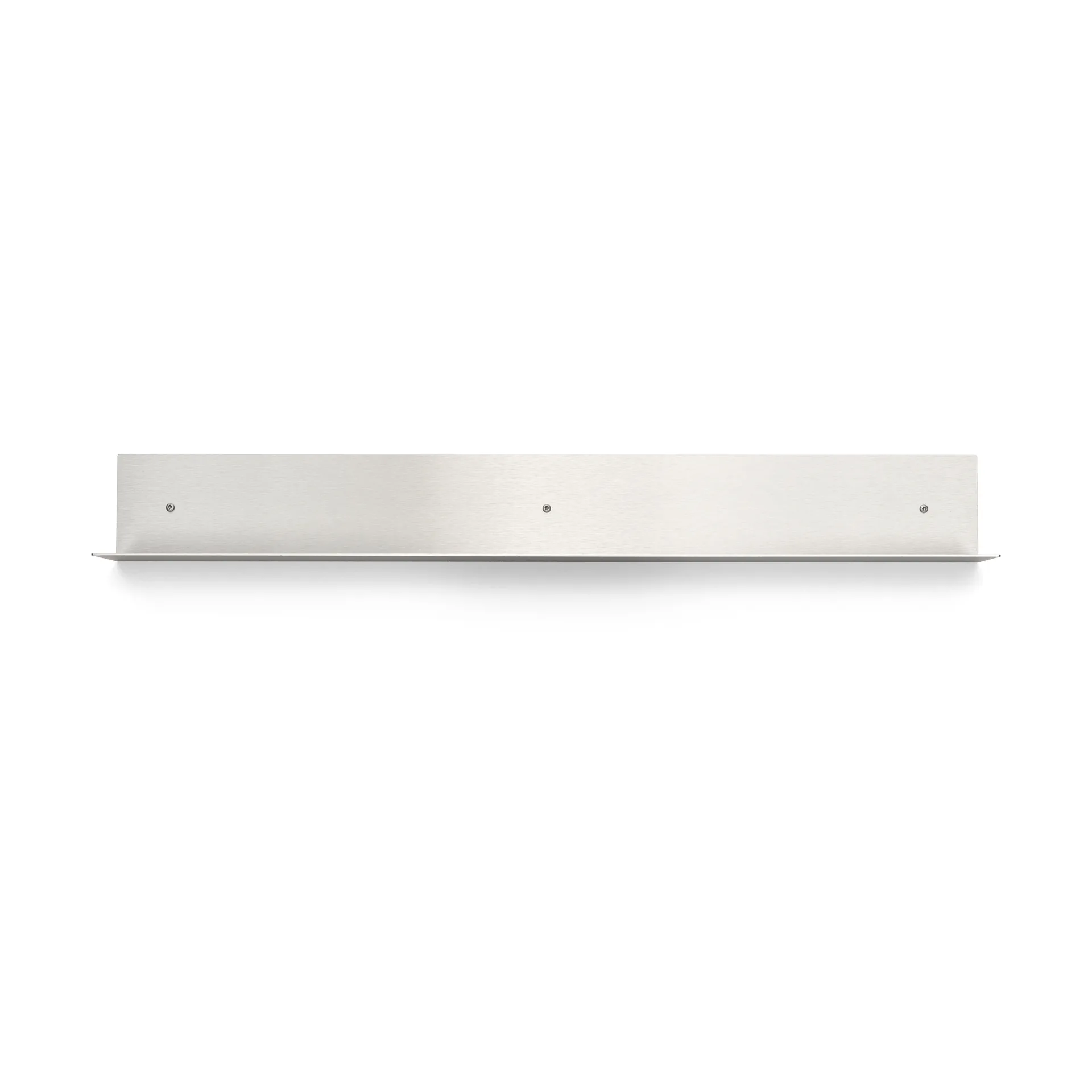 Półka łazienkowa Nichba, Szczotkowana stal nierdzewna, 80 cm Nichba
