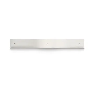 Półka łazienkowa Nichba - Szczotkowana stal nierdzewna, 80 cm - Nichba