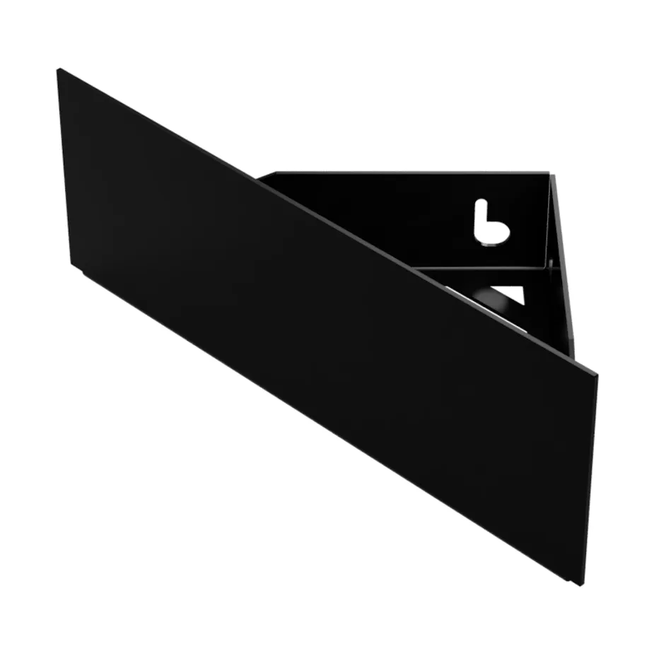 Półka prysznicowa Nichba, Black, narożny Nichba