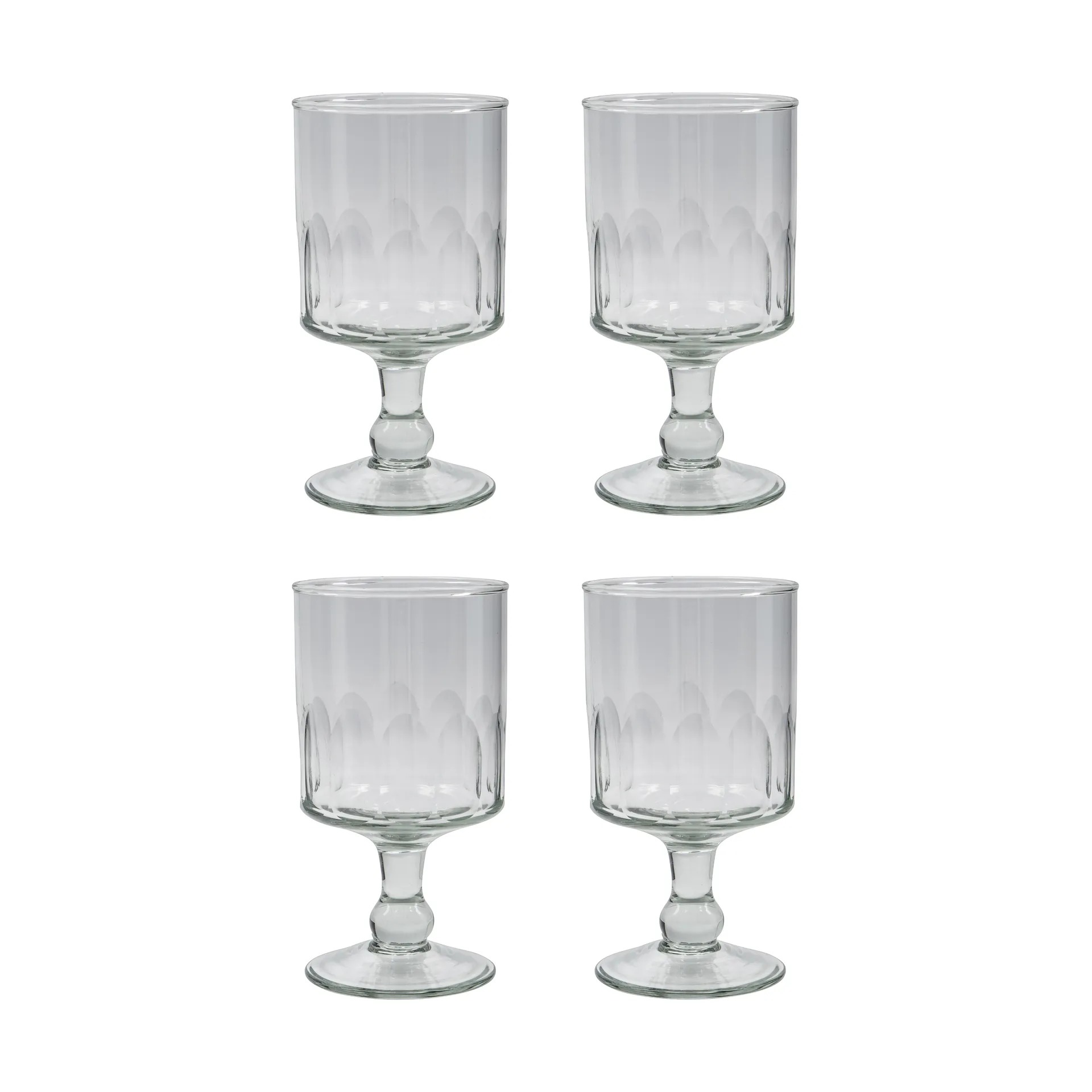 Bistro kieliszki do wina 300 ml, 4‑pak, Przezroczysty Nicolas Vahé