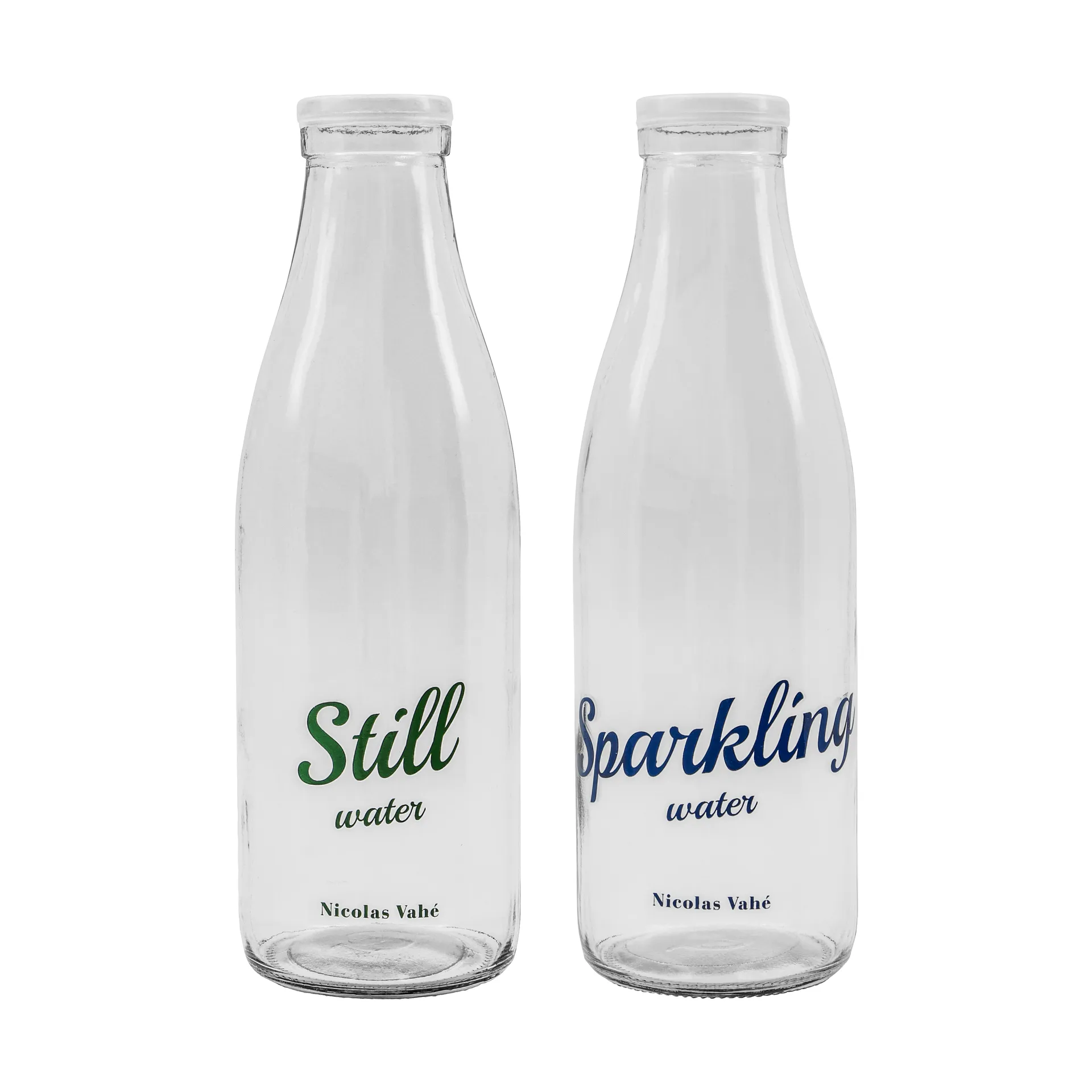 Butelka z korkiem 1 L, 2 części, Still-Sparkling Nicolas Vahé