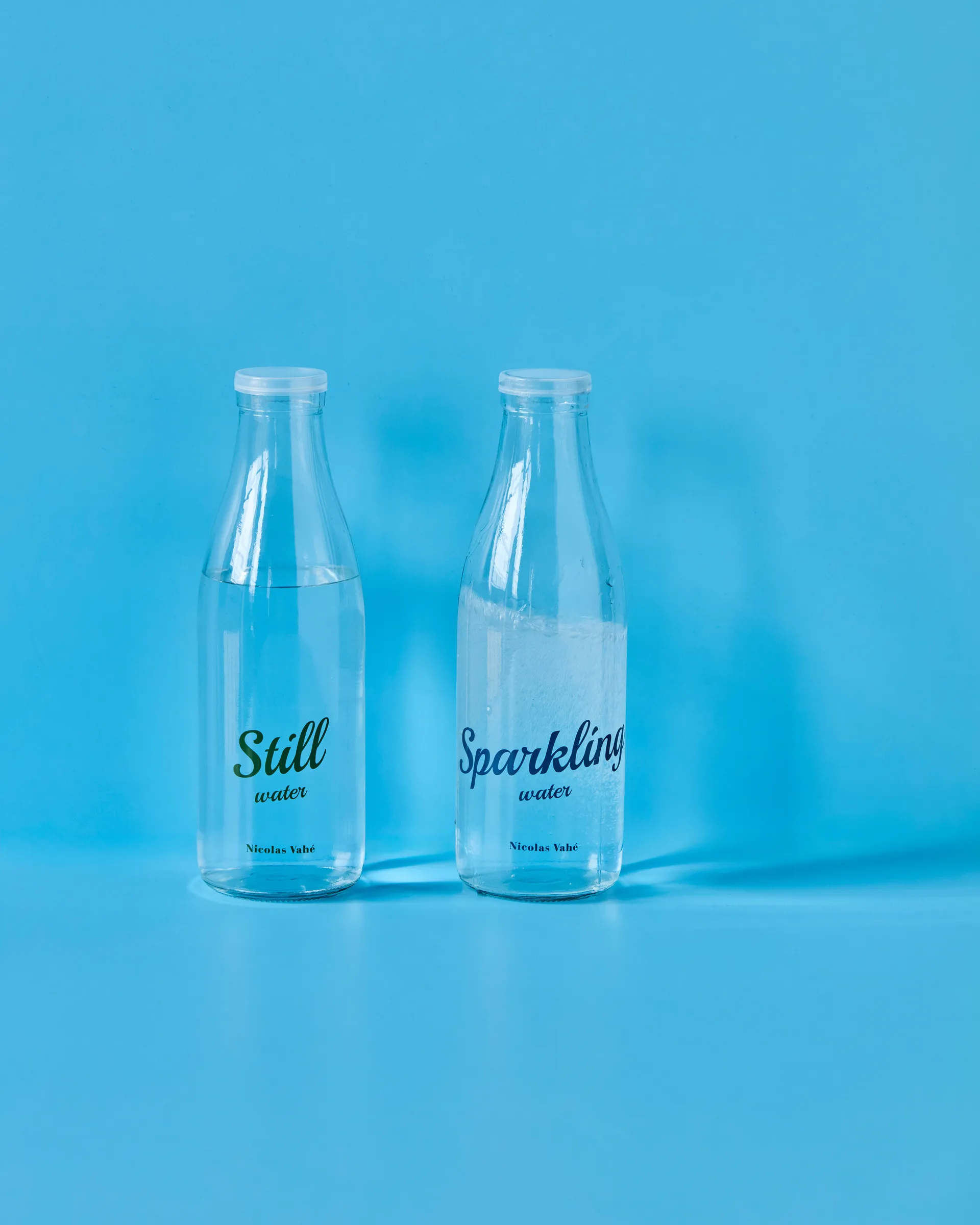 Butelka z korkiem 1 L, 2 części, Still-Sparkling Nicolas Vahé