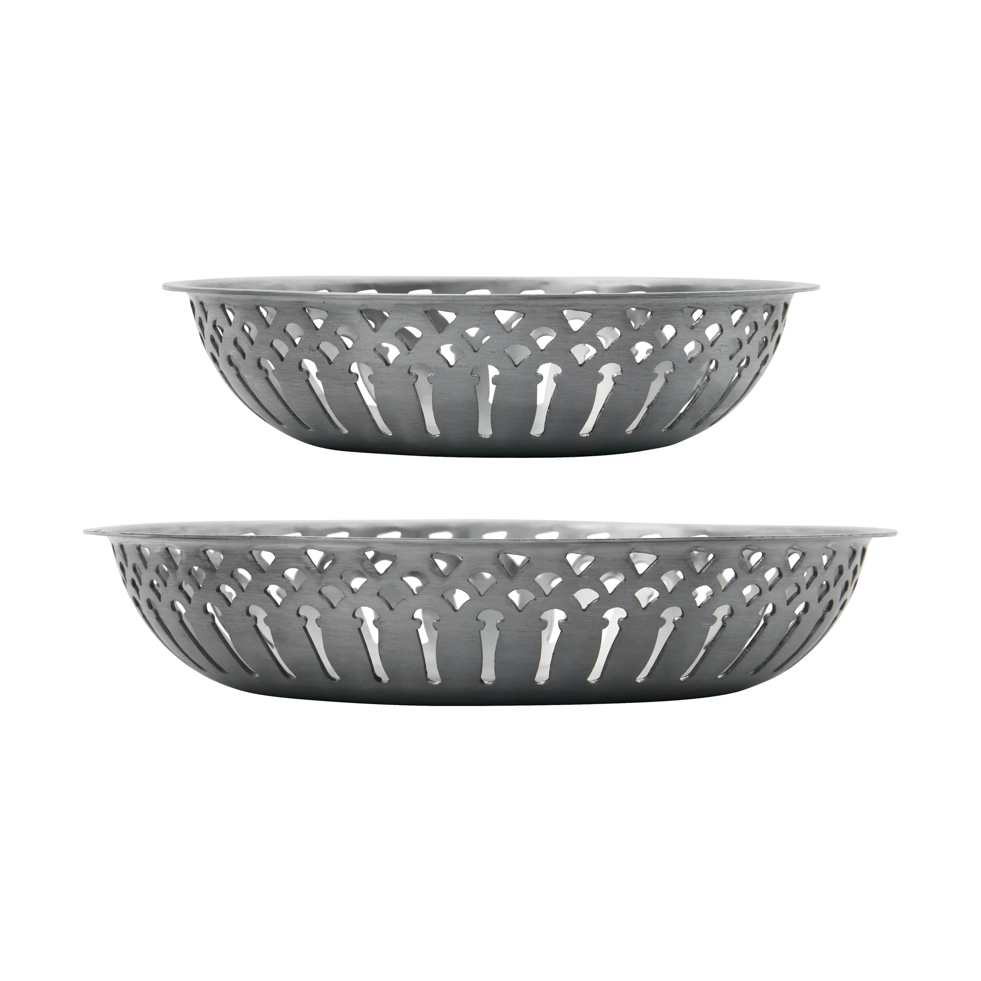 Kosz na chleb Nicolas Vahé, 2 części, Wykończenie - antyczne srebro Nicolas Vahé