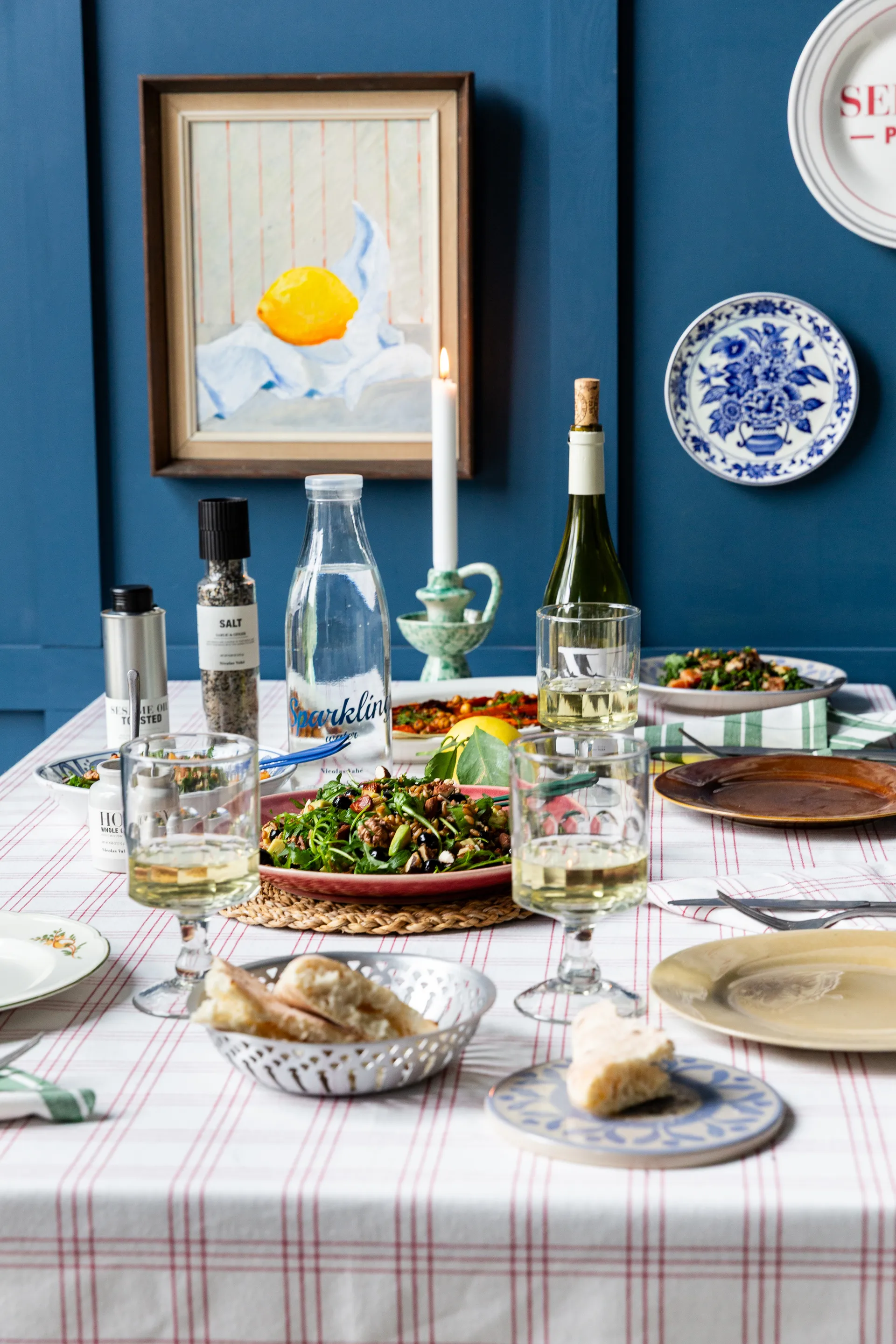 Kosz na chleb Nicolas Vahé, 2 części, Wykończenie - antyczne srebro Nicolas Vahé