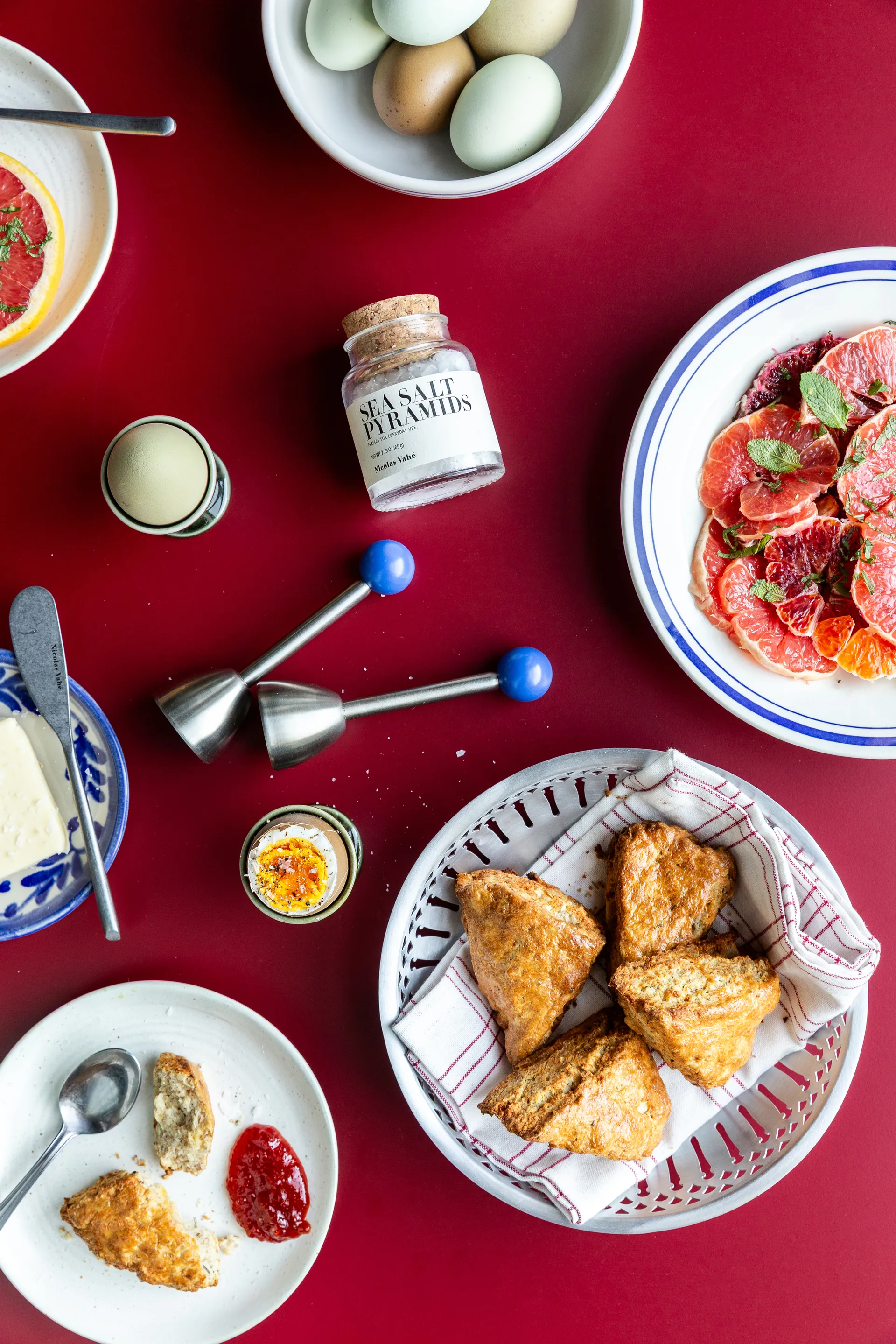 Kosz na chleb Nicolas Vahé, 2 części, Wykończenie - antyczne srebro Nicolas Vahé