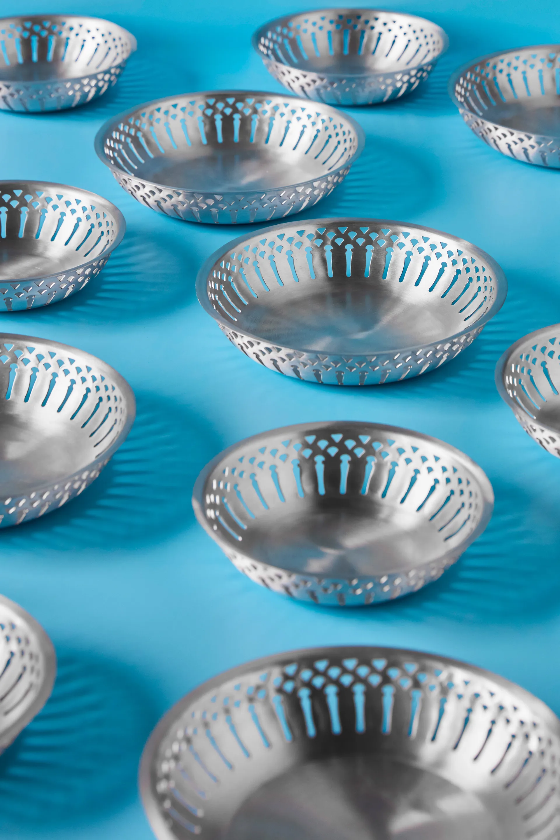 Kosz na chleb Nicolas Vahé, 2 części, Wykończenie - antyczne srebro Nicolas Vahé