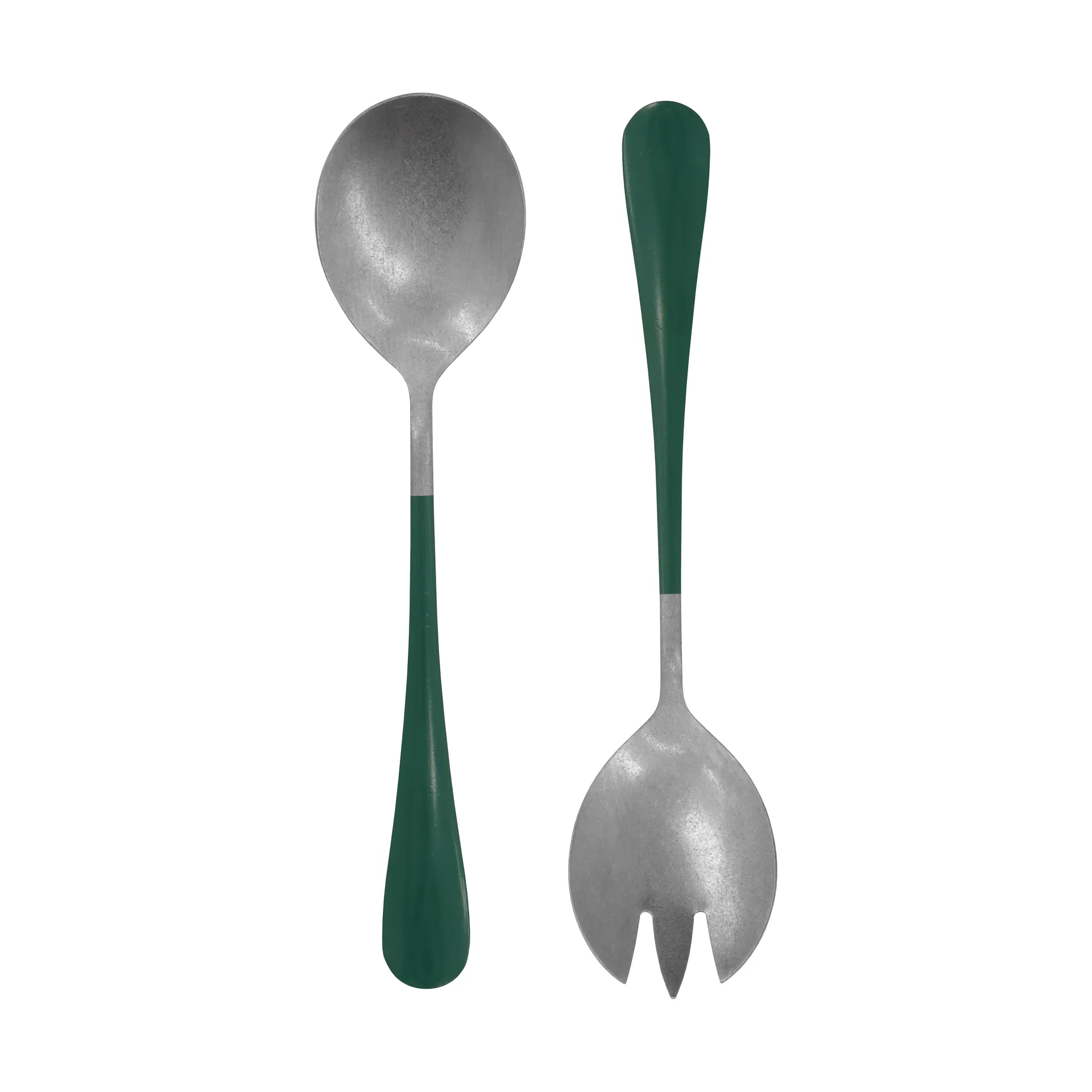 Sztućce do sałatek Nicolas Vahé, 2 części, Zielony Nicolas Vahé