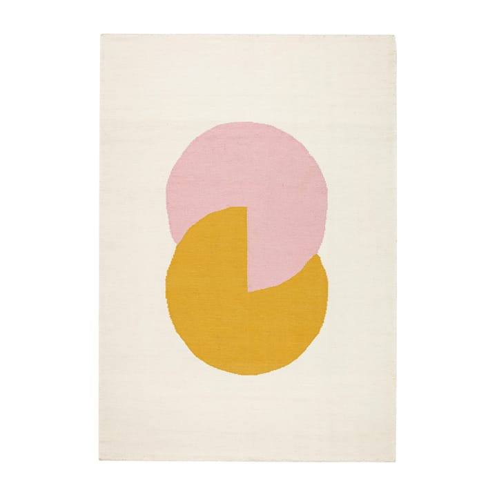 Bloki Circles kelim carpet pink - 170x240 cm - NJRD