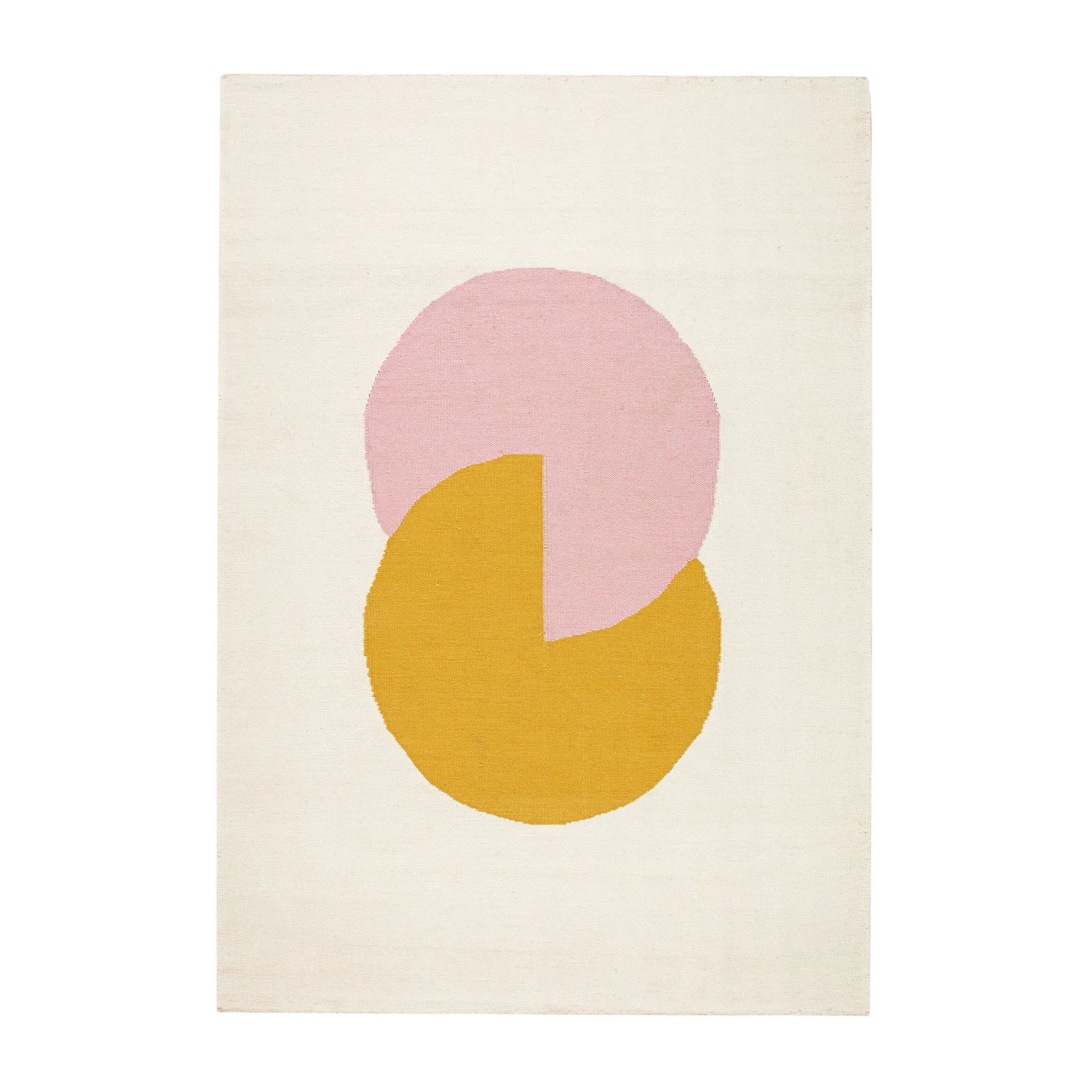 Bloki Circles kelim carpet pink, 170x240 cm NJRD