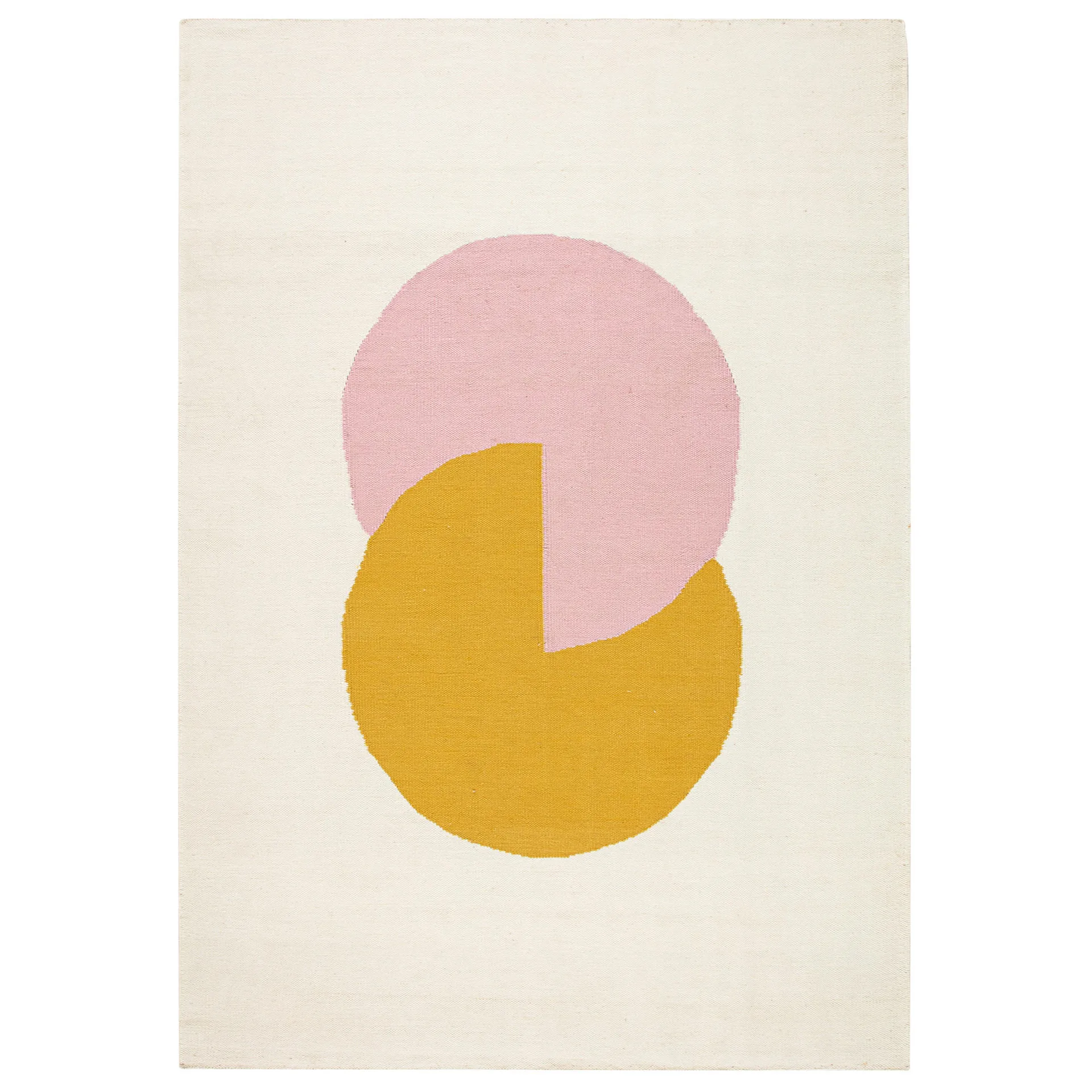 Bloki Circles kelim carpet pink, 200x300 mm NJRD