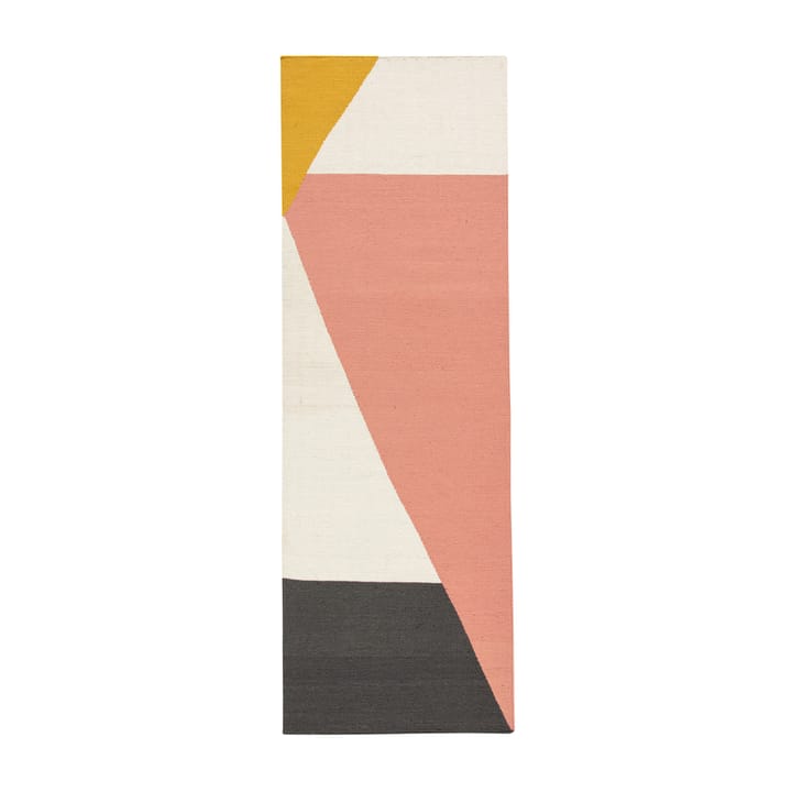 Dywan Stripes w bloki różowy - 80x240 cm - NJRD