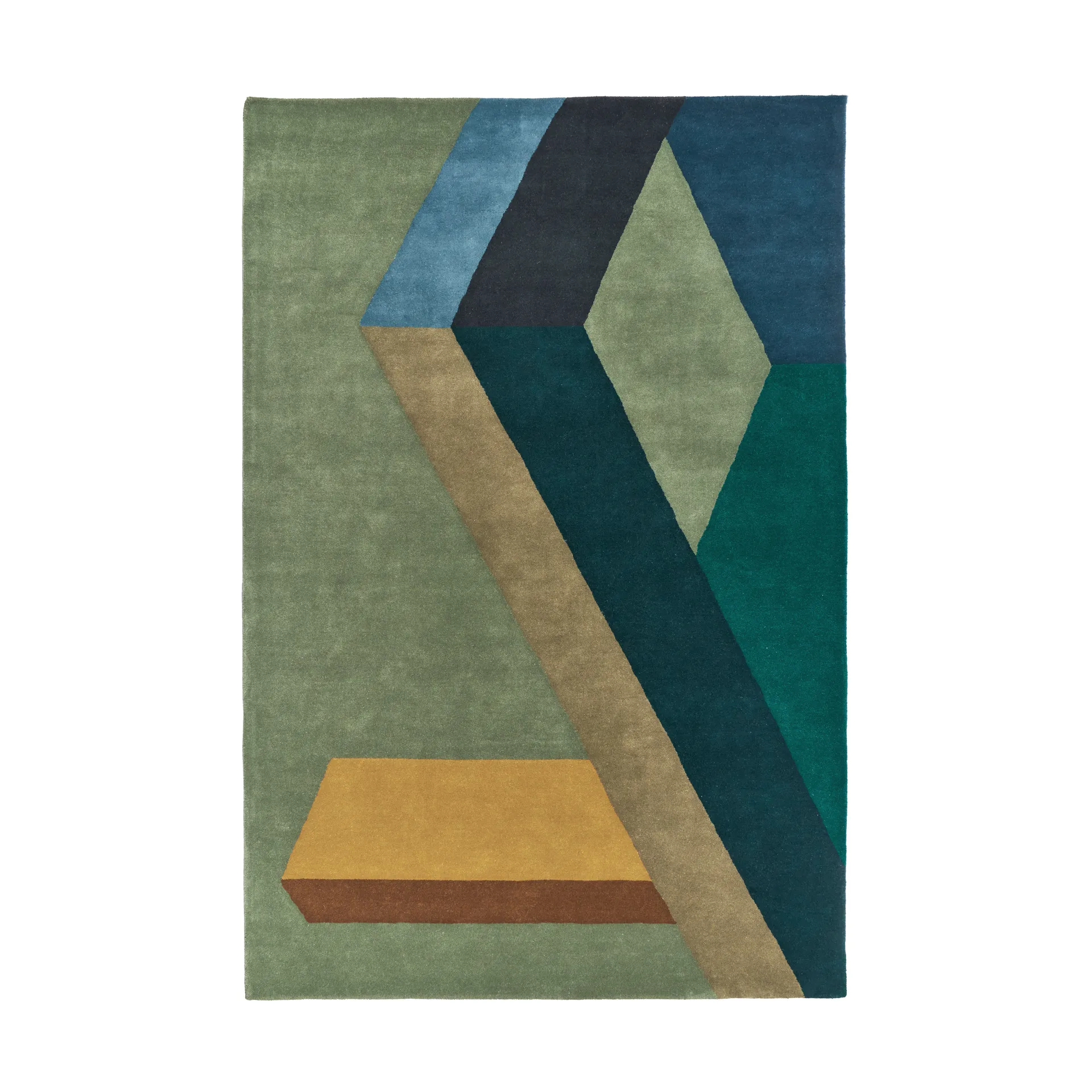 Dywan wełniany ASPEKT Pavilion Petroleum, 250x350 cm NJRD