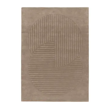 Dywan wełniany Levels Circles - Kret, 200x300 cm - NJRD