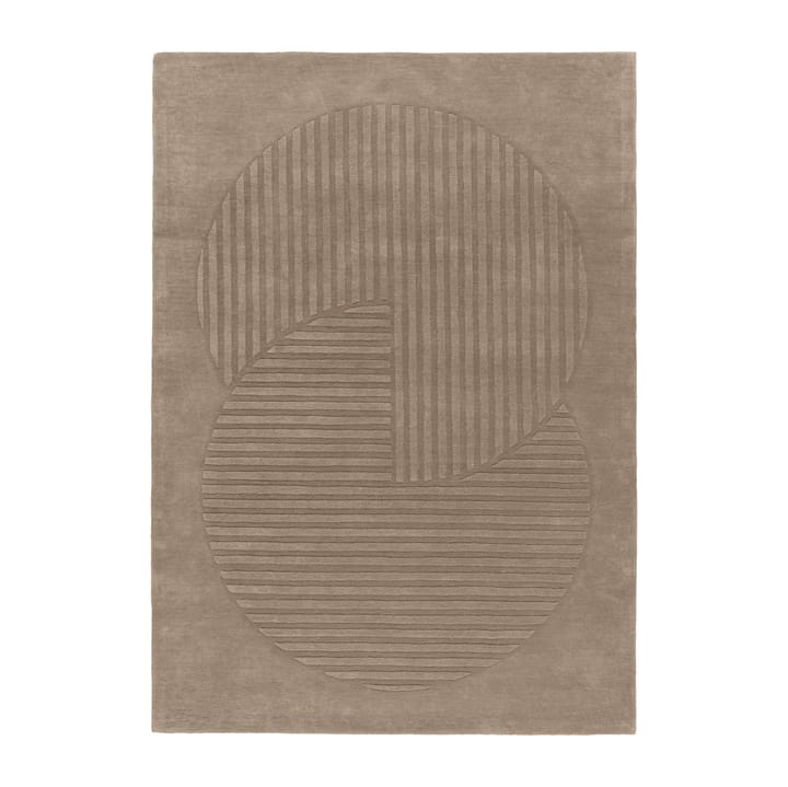 Dywan wełniany Levels circles mole - 170x240 cm - NJRD