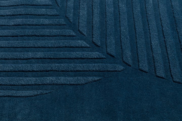 Dywan wełniany Levels circles niebieski, 170x240 cm NJRD