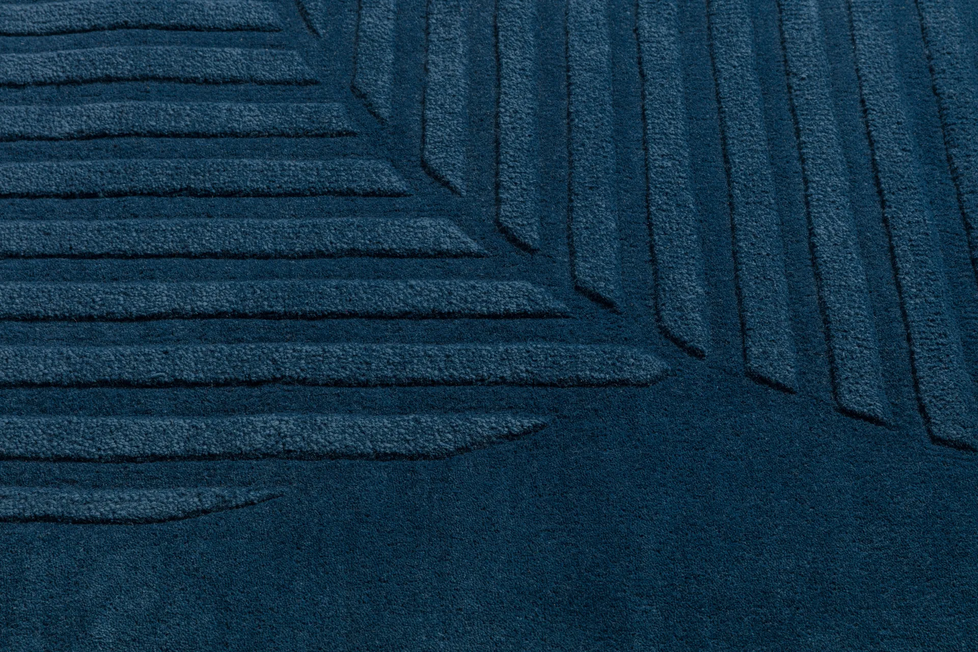 Dywan wełniany Levels Circles, Niebieski, 200x300 cm NJRD