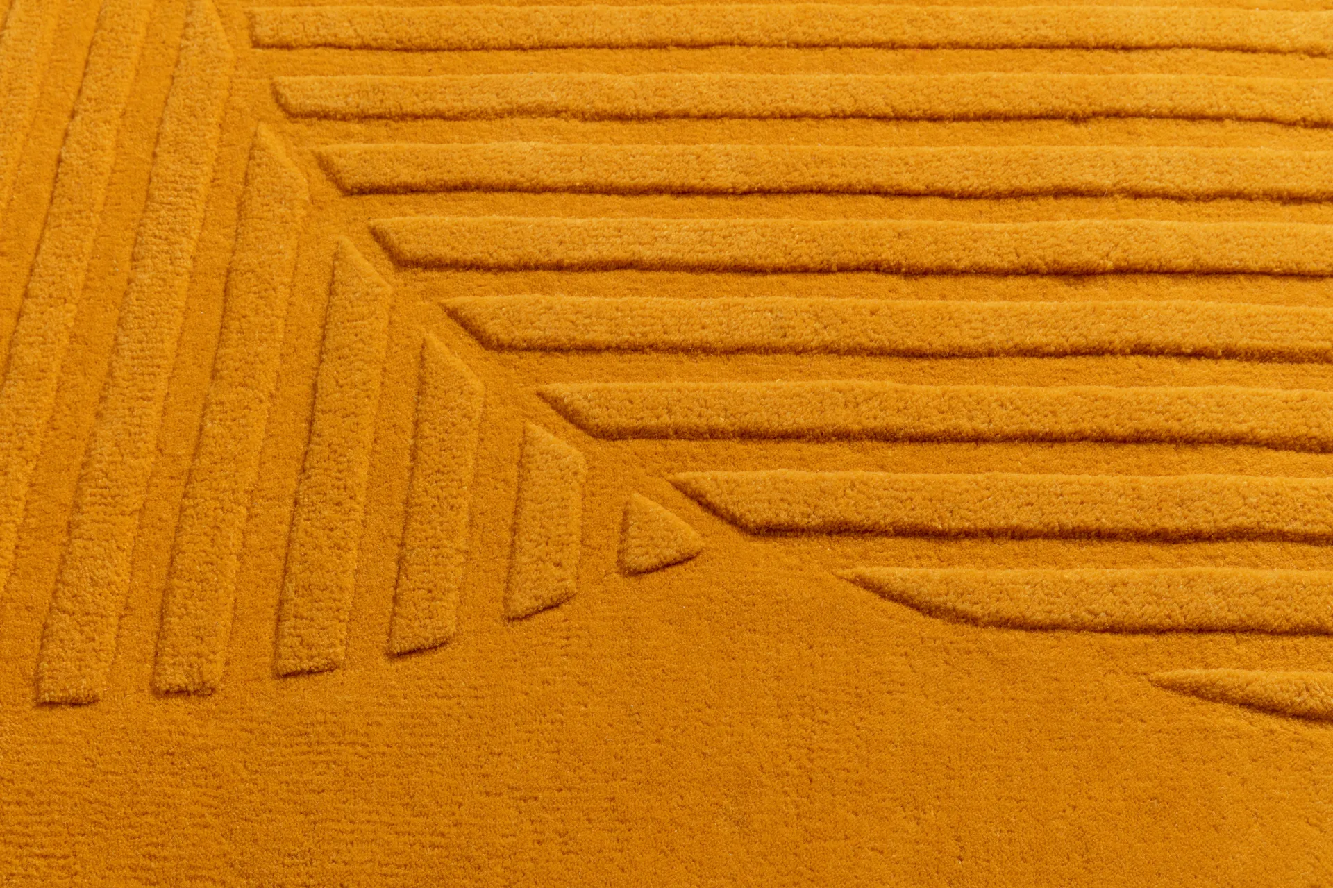 Dywan wełniany Levels Circles, Żółty, 200x300 cm NJRD