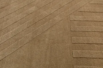 Dywan wełniany Levels Stripes - Beżowy, 200x300 cm - NJRD
