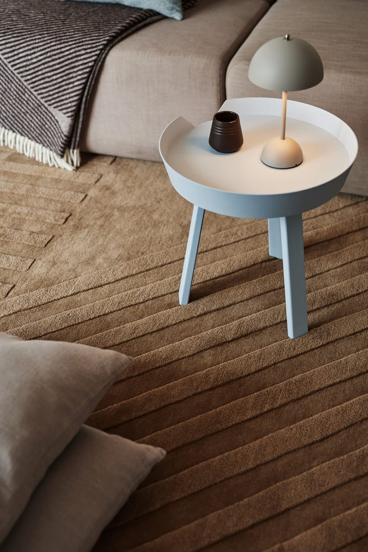 Dywan wełniany Levels stripes beżowy, 200x300 mm NJRD