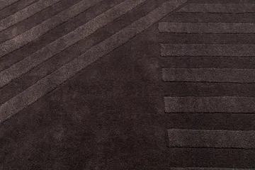 Dywan wełniany Levels Stripes - Brązowy, 200x300 cm - NJRD