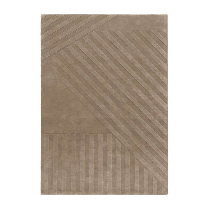 Dywan wełniany Levels Stripes - Kret, 200x300 cm - NJRD