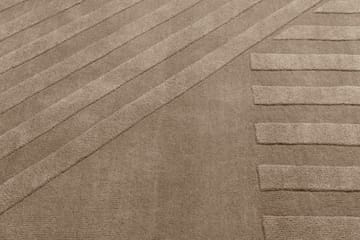 Dywan wełniany Levels stripes szary - 170x240 cm - NJRD