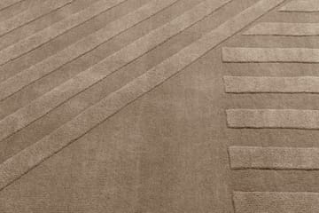 Dywan wełniany Levels stripes szary - 170x240 cm - NJRD