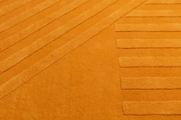 Dywan wełniany Levels Stripes - Żółty, 200x300 cm - NJRD