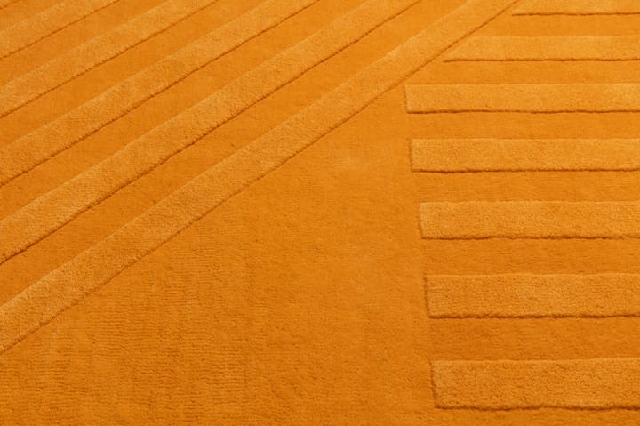Dywan wełniany Levels stripes żółty, 200x300 mm NJRD