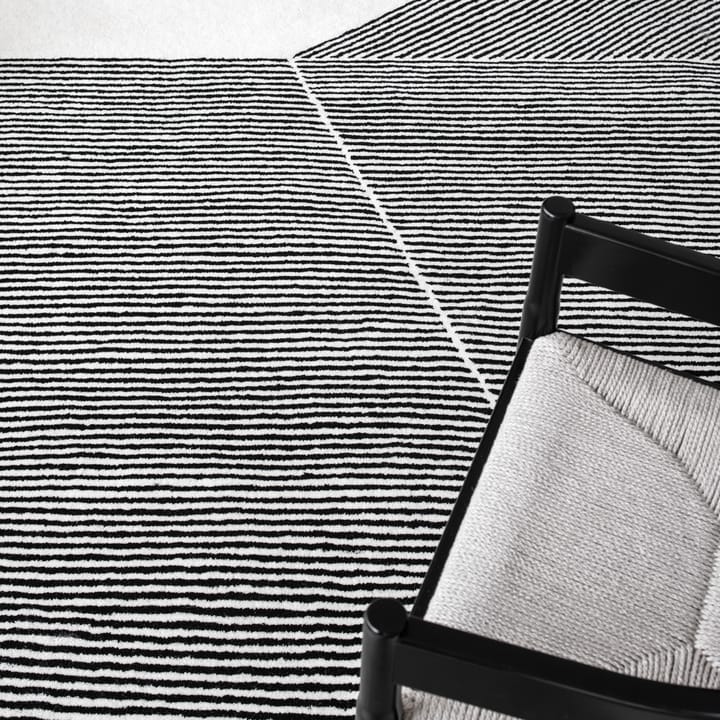 Dywan wełniany Rectangles naturalny biały, 200x300 mm NJRD
