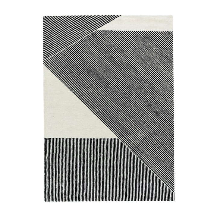 Dywan wełniany Stripes naturalna biel - 170x240 cm - NJRD
