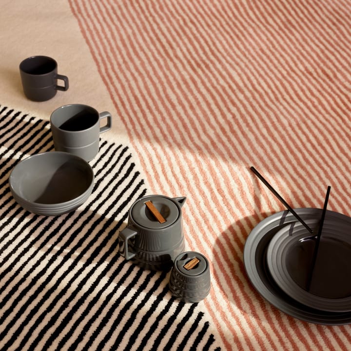 Dywan wełniany Stripes różowy, 200x300 mm NJRD