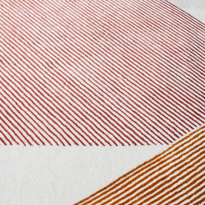 Dywan wełniany Stripes różowy, 200x300 mm NJRD