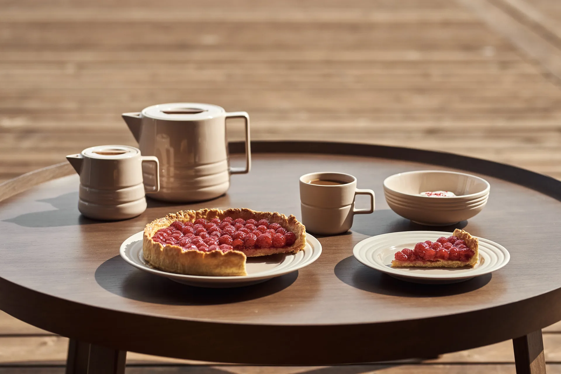 Dzbanek do mleka Lines 50 cl, Beżowy NJRD