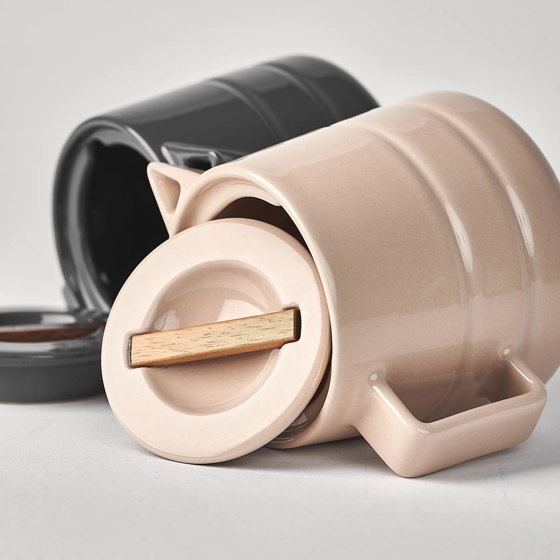 Dzbanek do mleka Lines 50 cl, Beżowy NJRD