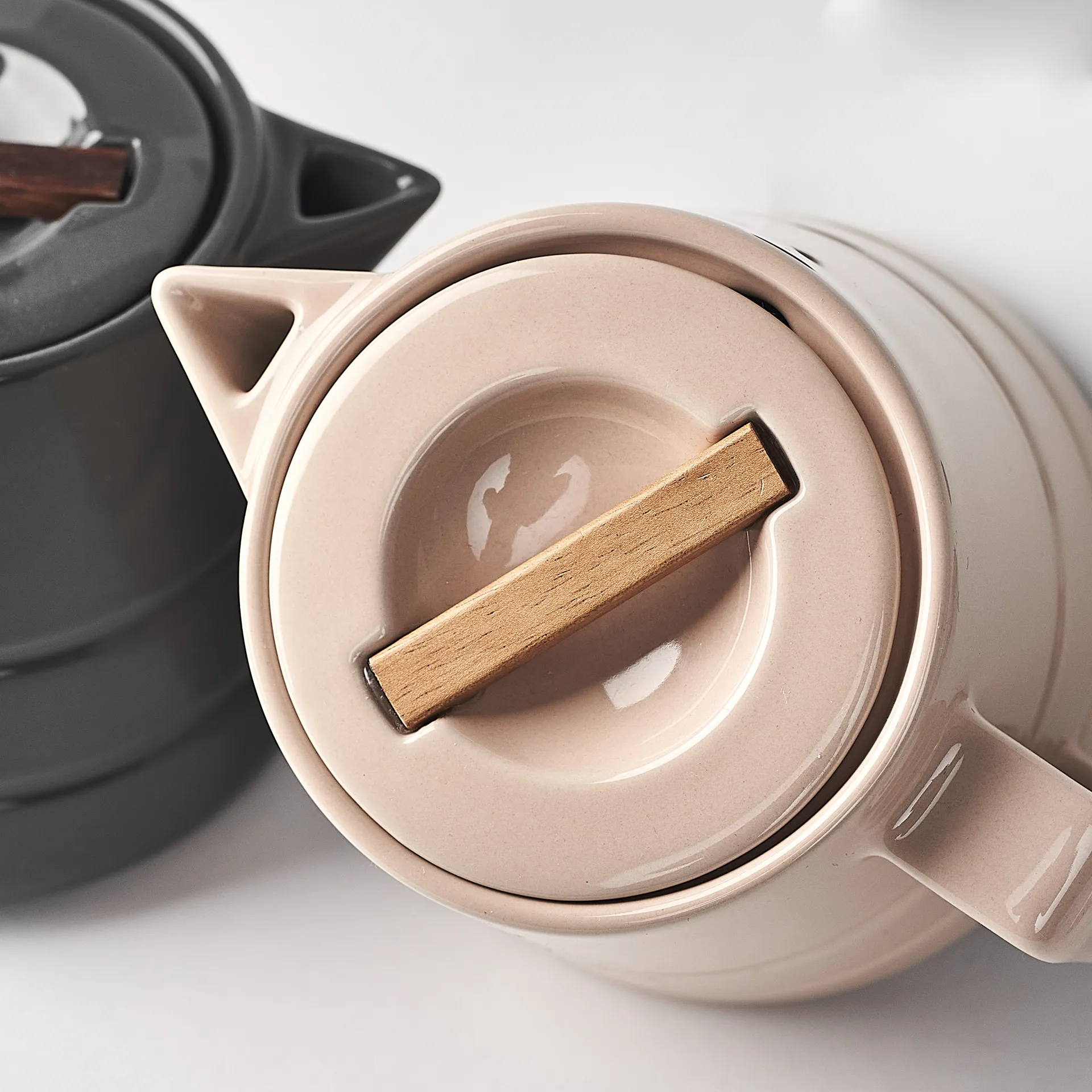 Dzbanek do mleka Lines 50 cl, Beżowy NJRD