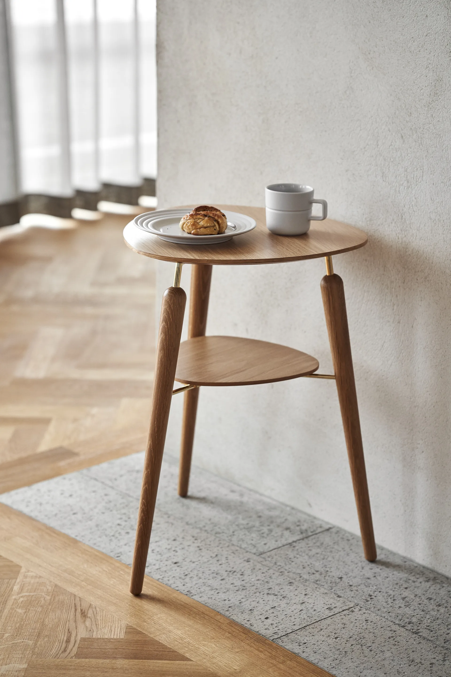 Kubek Lines 30 cl 2-pak, Biały NJRD