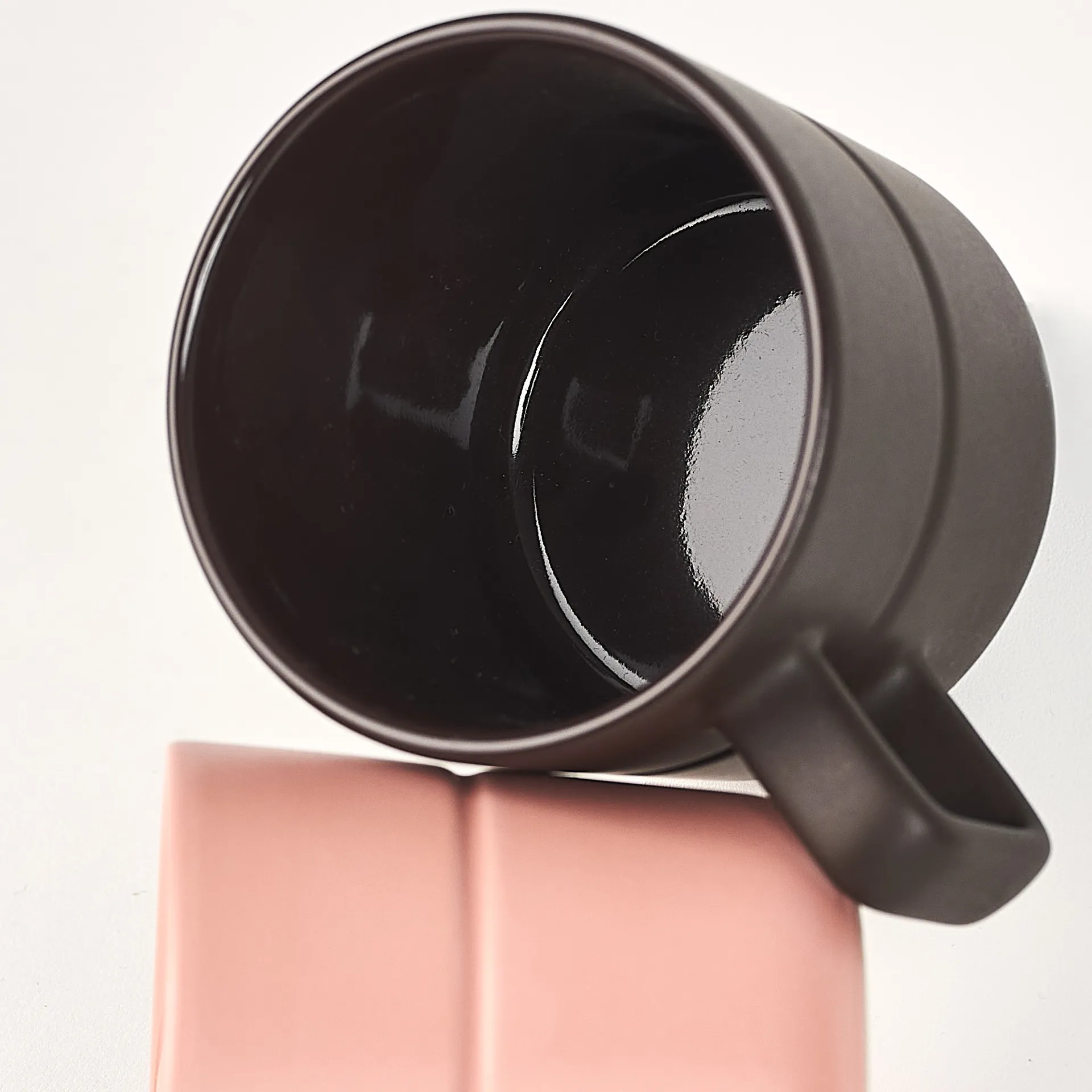 Kubek Lines 30 cl 2-pak, Brązowy NJRD