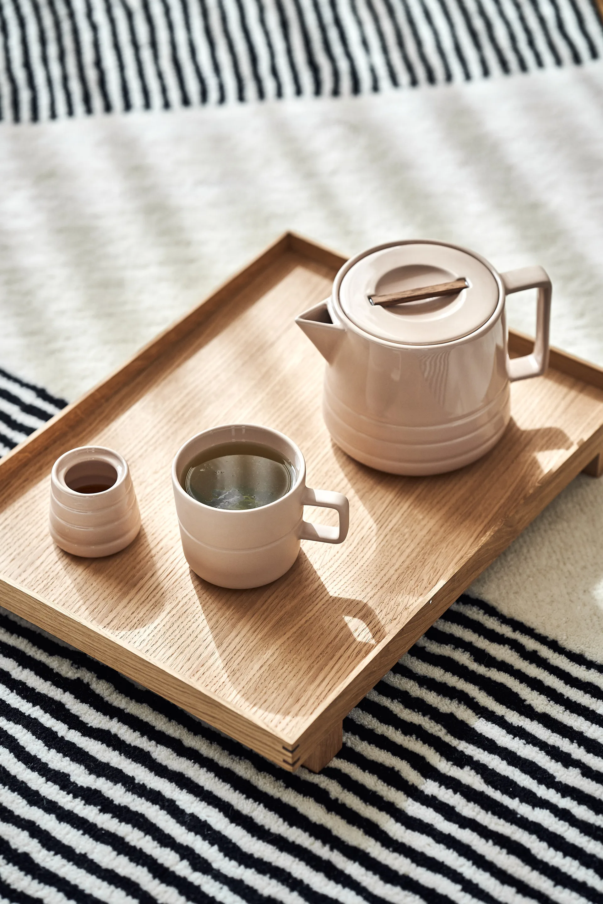 Kubek Lines 50 cl 2-pak, Beżowy NJRD